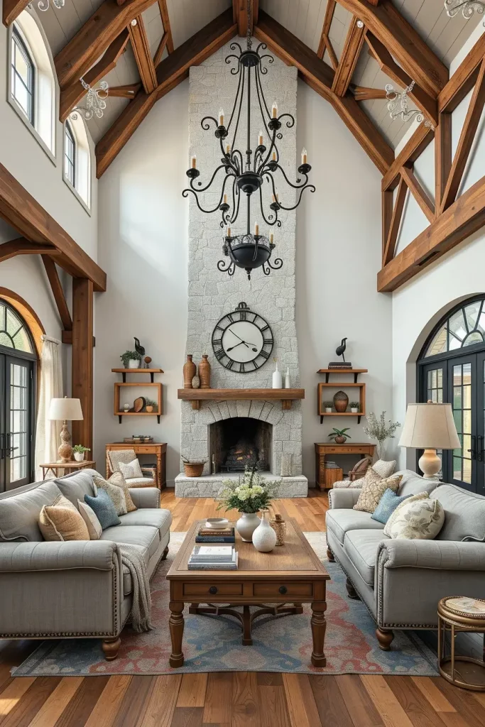 64 Rustic Farmhouse Living Room Ideas for a Cozy and Timeless Home