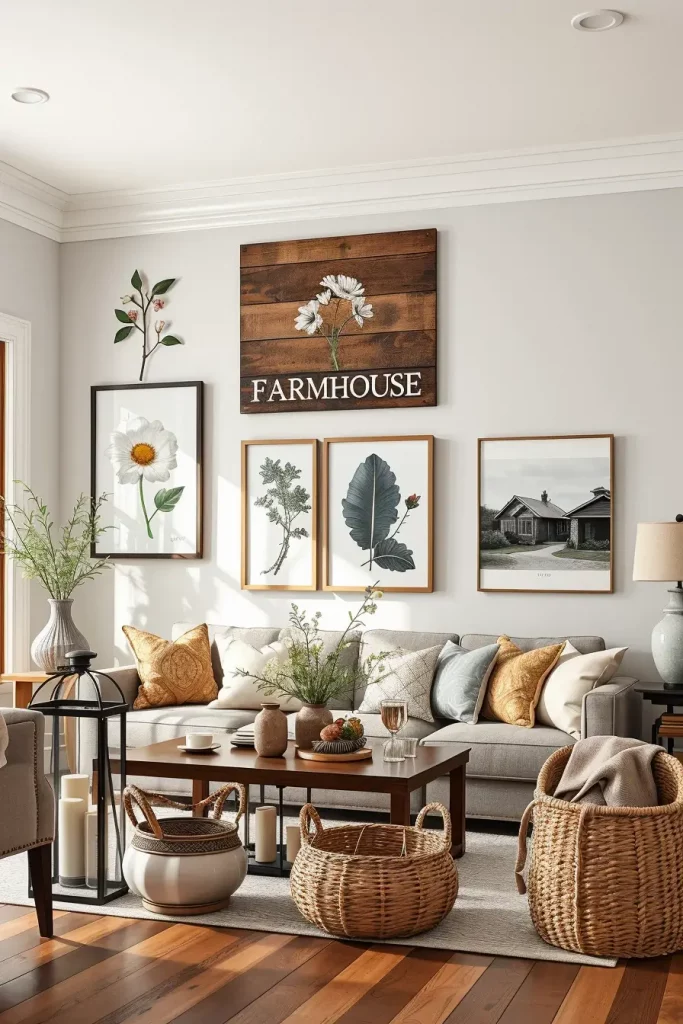 64 Modern Farmhouse Living Room Ideas for a Cozy and Stylish Home