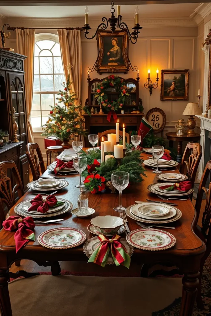 63 Vintage Christmas Decor Ideas 2025 to Bring Timeless Holiday Charm