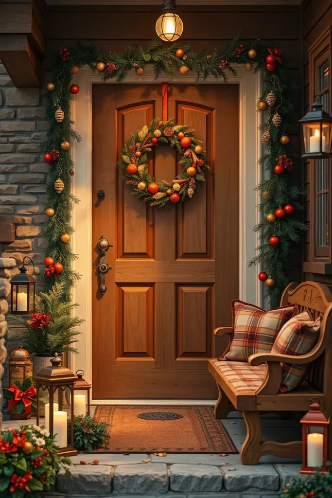 62 Christmas Wreaths for Front Door Ideas 2025 to Transform Your Holiday Decor