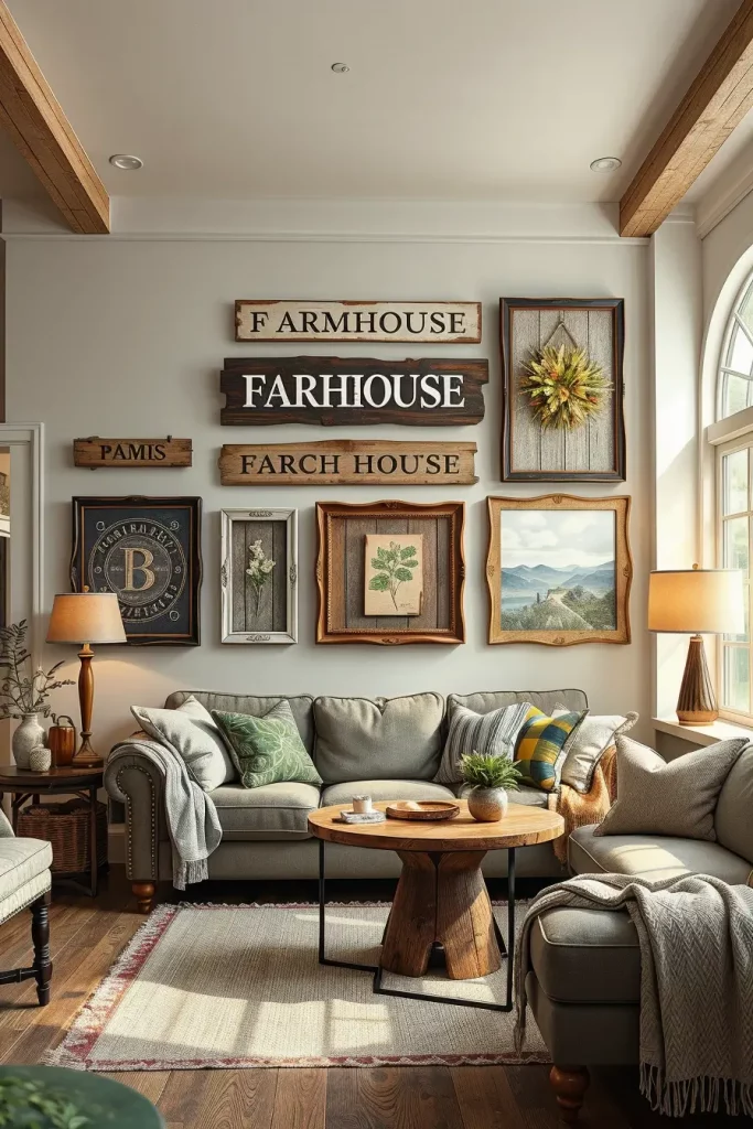64 Rustic Farmhouse Living Room Ideas for a Cozy and Timeless Home
