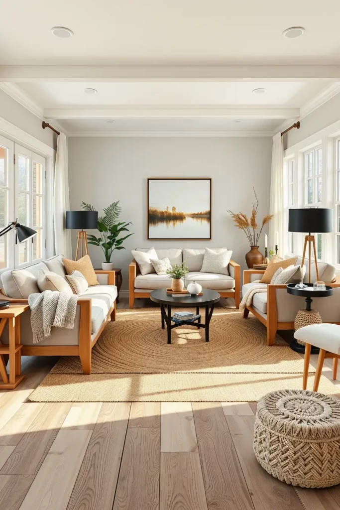 64 Modern Farmhouse Living Room Ideas for a Cozy and Stylish Home