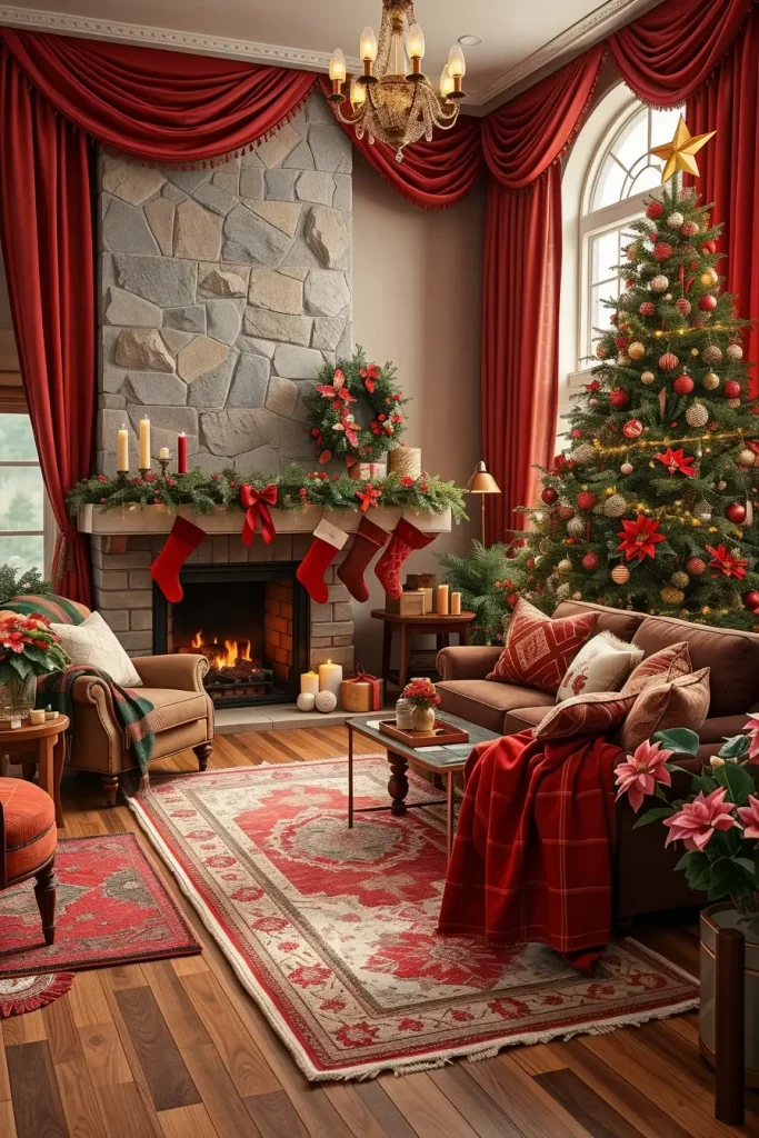 64 Christmas Decor Ideas for Living Room 2025: Stylish and Modern Holiday Inspirations