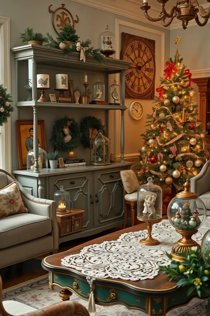 63 Vintage Christmas Decor Ideas 2025 to Bring Timeless Holiday Charm