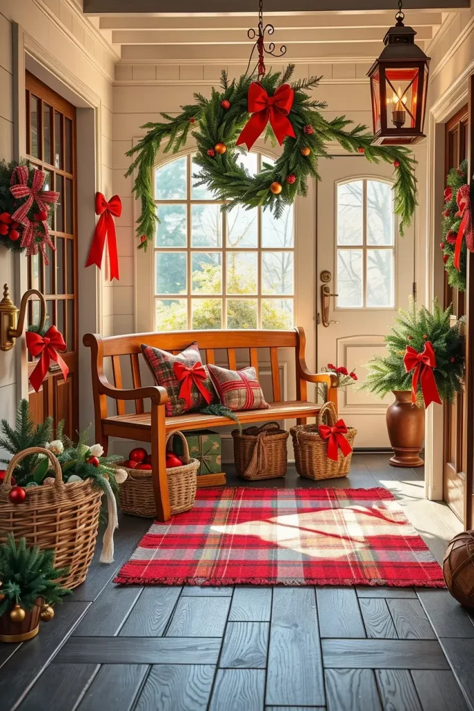 62 Christmas Entryway Ideas 2025 to Welcome Guests in Style