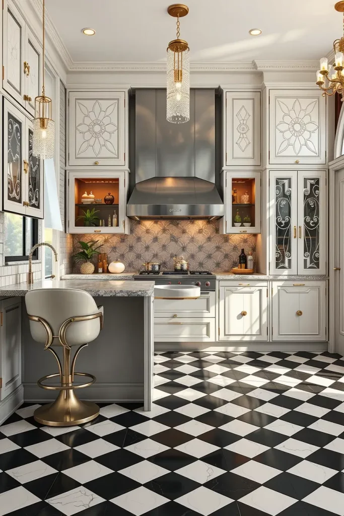 65 Art Deco Revival Kitchen Décor Ideas for a Glamorous Modern Home