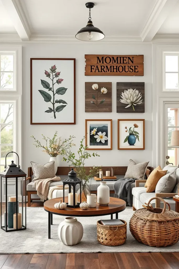 64 Modern Farmhouse Living Room Ideas for a Cozy and Stylish Home