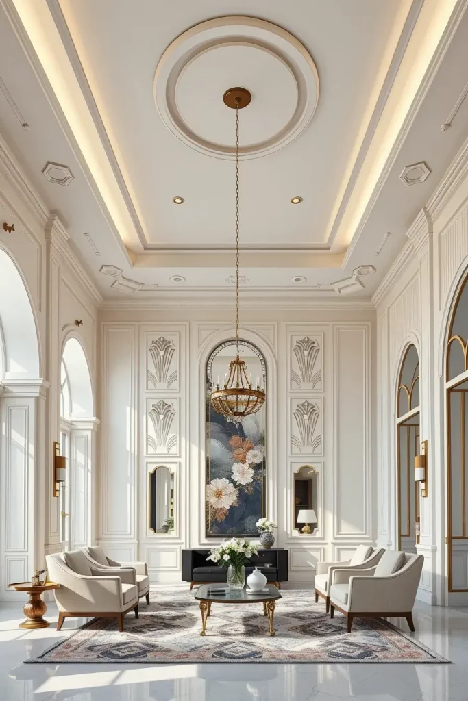 64 Stunning Art Deco Revival Living Room Décor Ideas for Glamorous Interiors