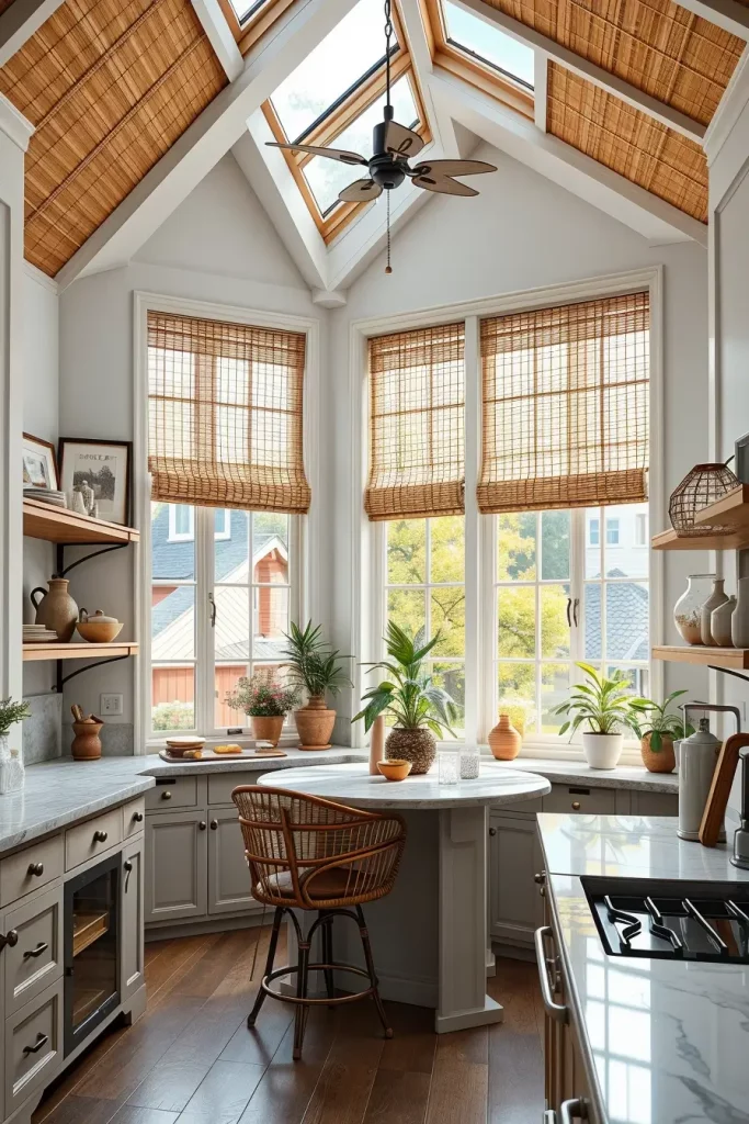 62 Eclectic Kitchen Design with Natural Textures