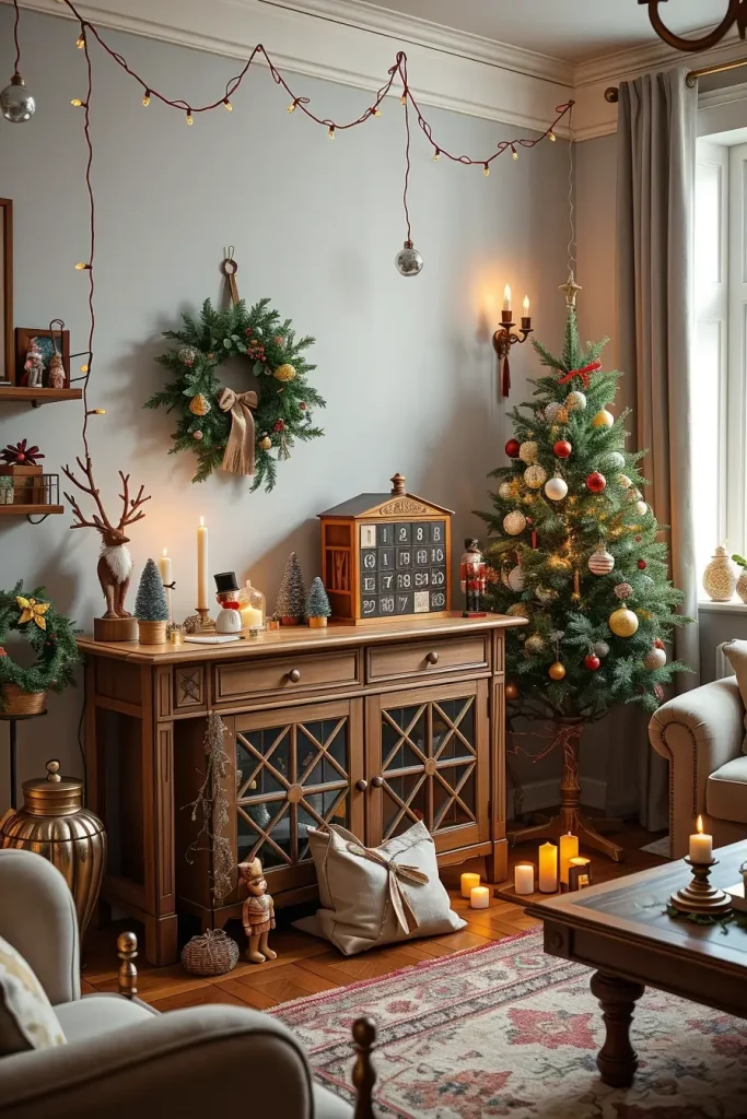 63 Vintage Christmas Decor Ideas 2025 to Bring Timeless Holiday Charm