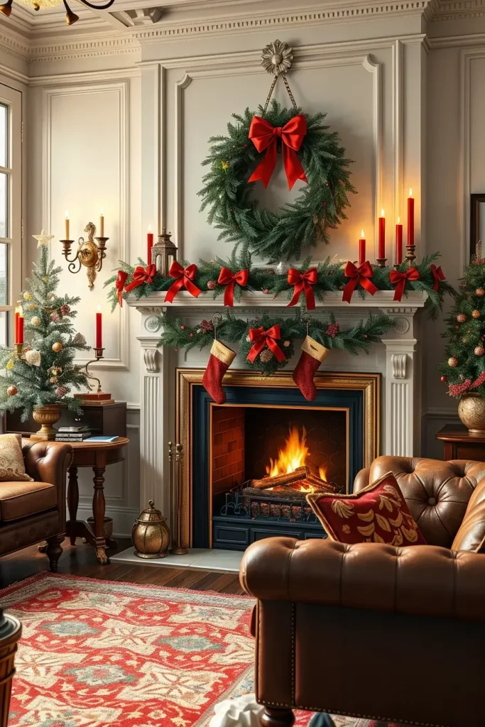 64 Christmas Fireplace Decor Ideas 2025 to Make Your Holiday Warm and Stylish