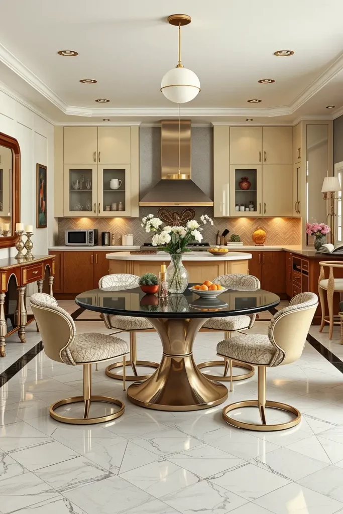 65 Art Deco Revival Kitchen Décor Ideas for a Glamorous Modern Home