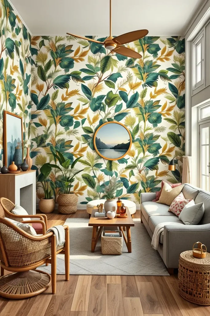 63 Eclectic Living Room Design with Natural Textures