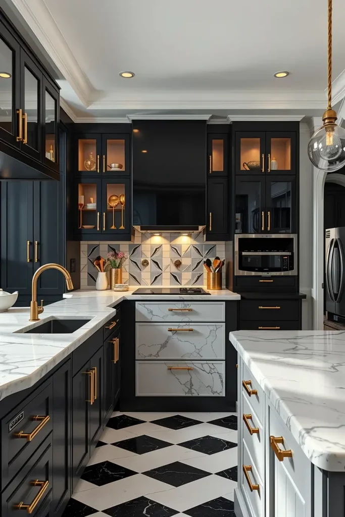 65 Art Deco Revival Kitchen Décor Ideas for a Glamorous Modern Home
