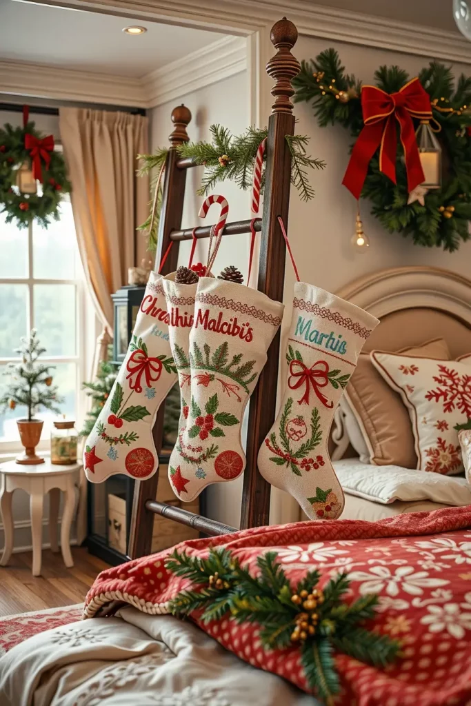 62 Christmas Bedroom Decor Ideas 2025: Cozy & Modern Holiday Inspiration