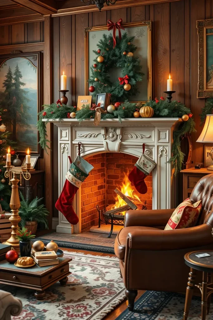 64 Christmas Fireplace Decor Ideas 2025 to Make Your Holiday Warm and Stylish