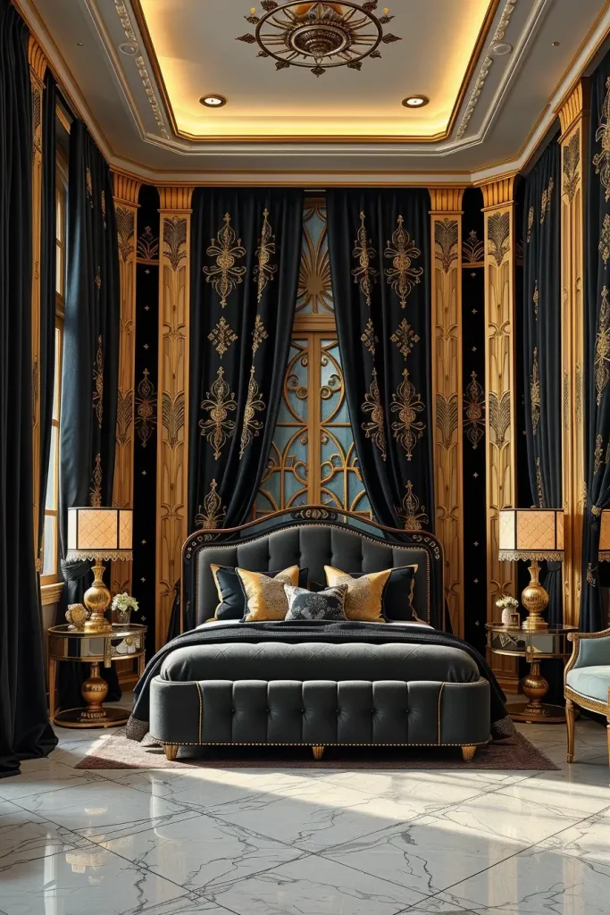 61 Art Deco Revival Bedroom Décor Ideas for a Glamorous Modern Interior