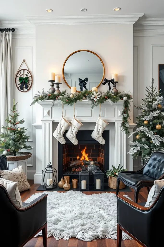 64 Christmas Fireplace Decor Ideas 2025 to Make Your Holiday Warm and Stylish