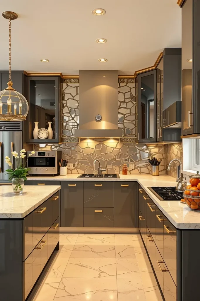 65 Art Deco Revival Kitchen Décor Ideas for a Glamorous Modern Home