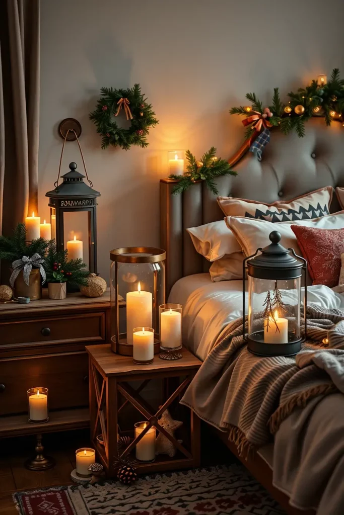 62 Christmas Bedroom Decor Ideas 2025: Cozy & Modern Holiday Inspiration