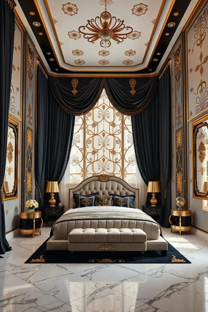 61 Art Deco Revival Bedroom Décor Ideas for a Glamorous Modern Interior
