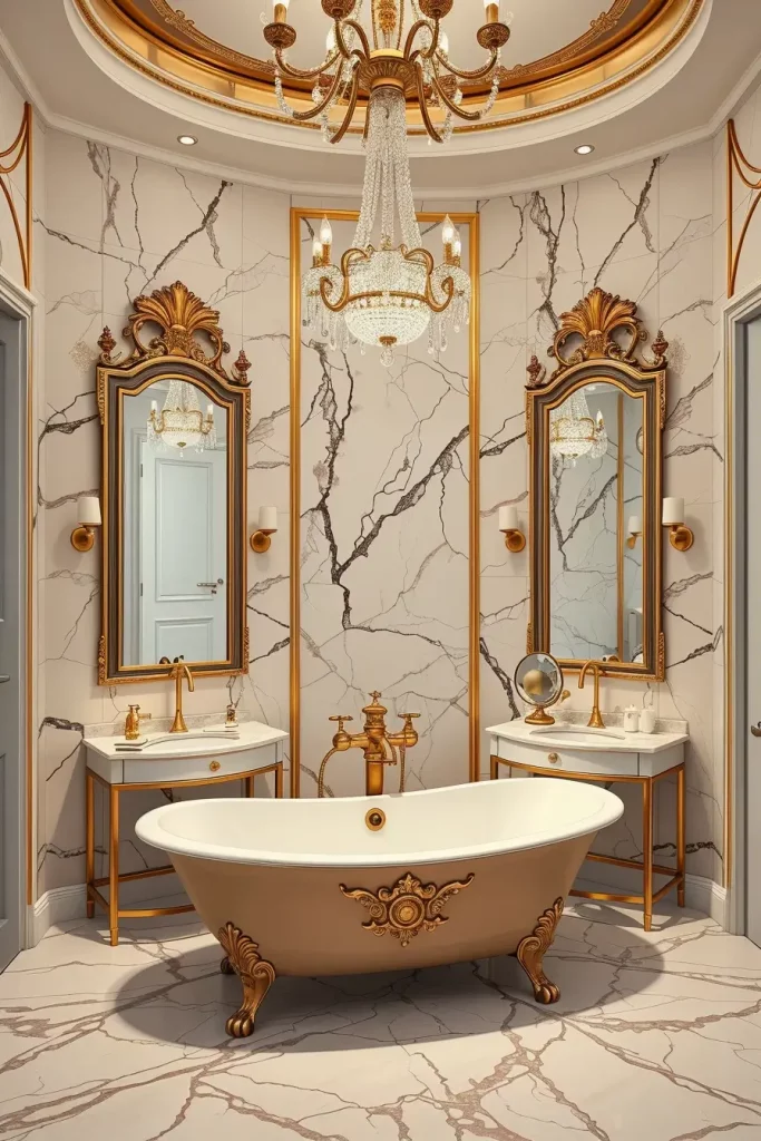 64 Luxury Bathroom Tile Idea for Elegant and Timeless Designs