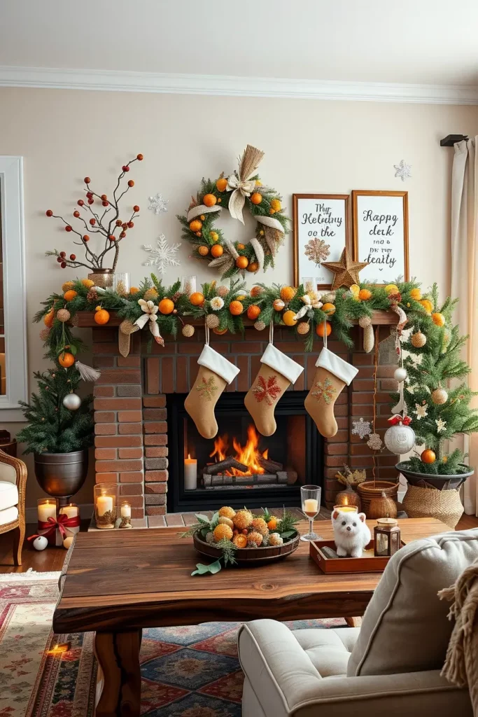 64 Christmas Fireplace Decor Ideas 2025 to Make Your Holiday Warm and Stylish