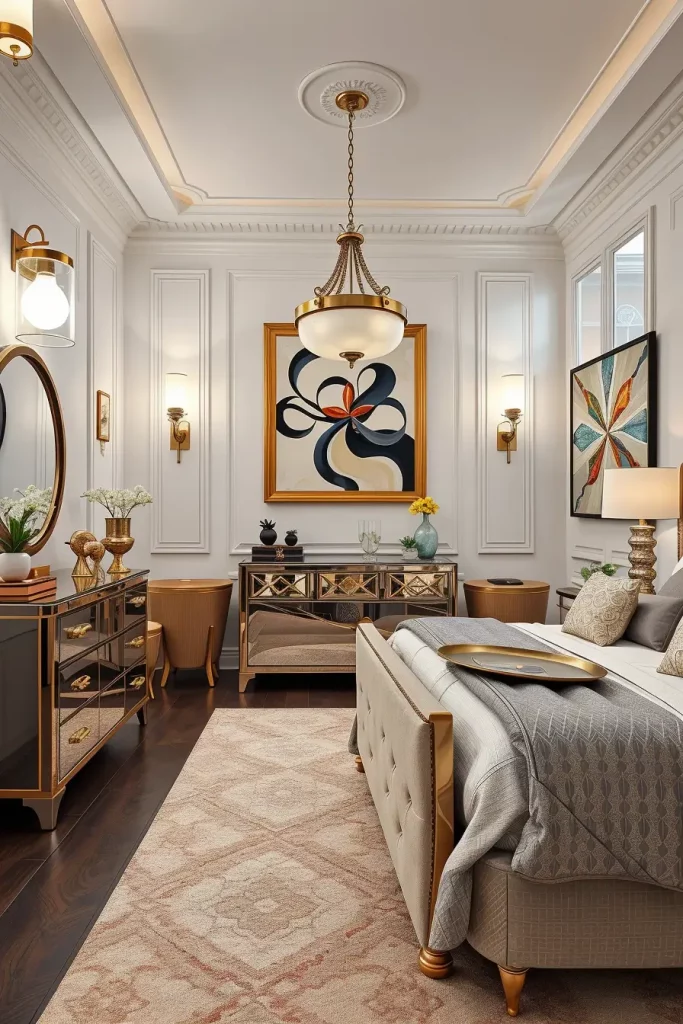 61 Art Deco Revival Bedroom Décor Ideas for a Glamorous Modern Interior