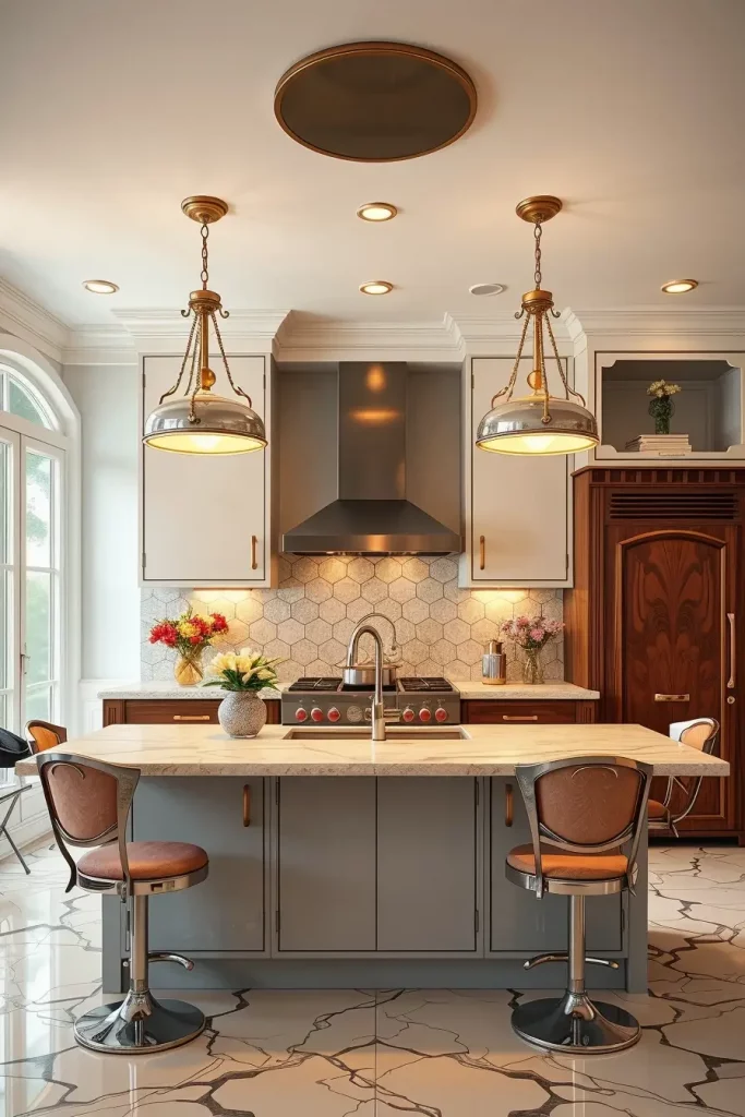 65 Art Deco Revival Kitchen Décor Ideas for a Glamorous Modern Home