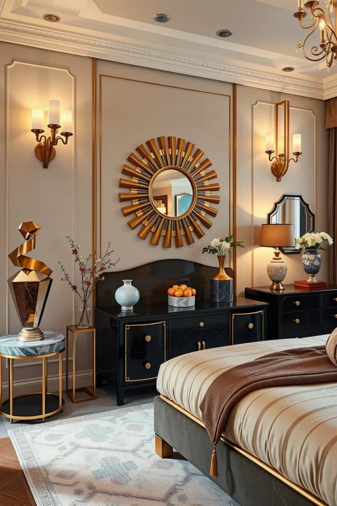 61 Art Deco Revival Bedroom Décor Ideas for a Glamorous Modern Interior