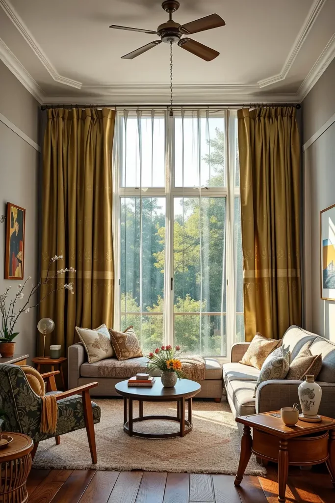 63 Eclectic Living Room Design with Natural Textures