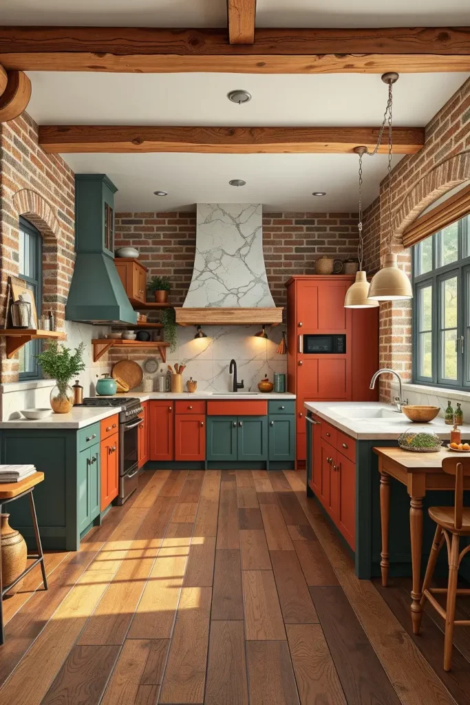 62 Eclectic Kitchen Design with Natural Textures