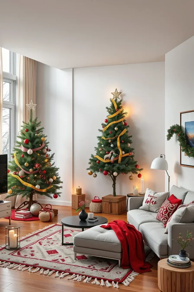 64 Apartment Christmas Decor Ideas 2025 to Transform Small Spaces into Festive Homes