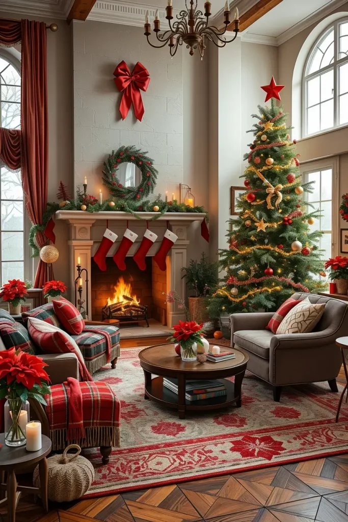 64 Christmas Decor Ideas for Living Room 2025: Stylish and Modern Holiday Inspirations