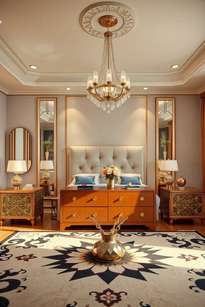 61 Art Deco Revival Bedroom Décor Ideas for a Glamorous Modern Interior