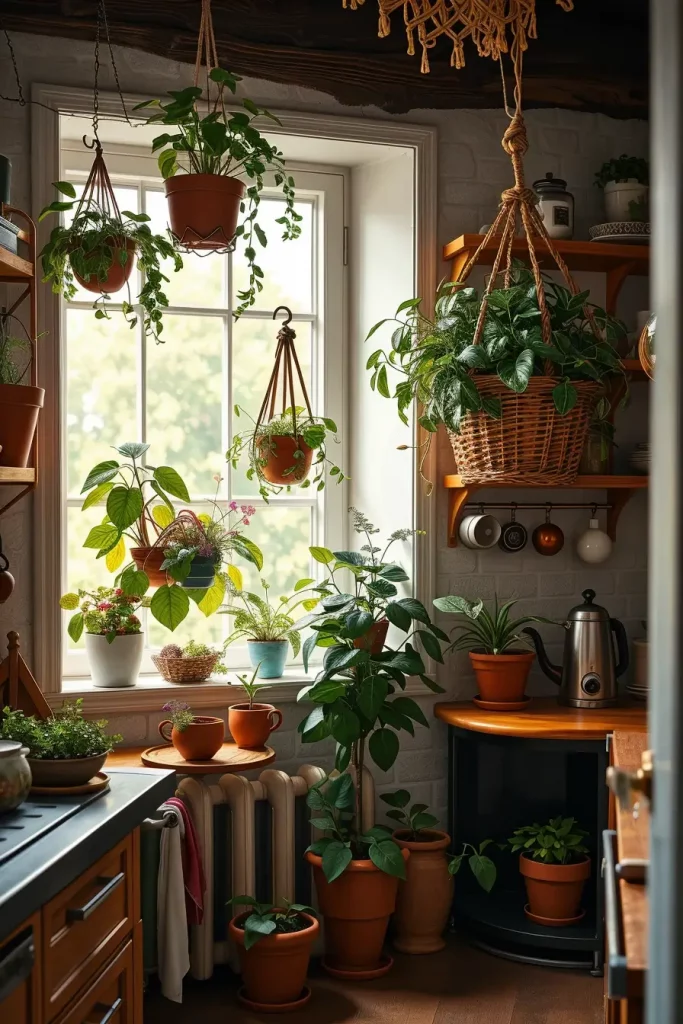 62 Eclectic Kitchen Design with Natural Textures