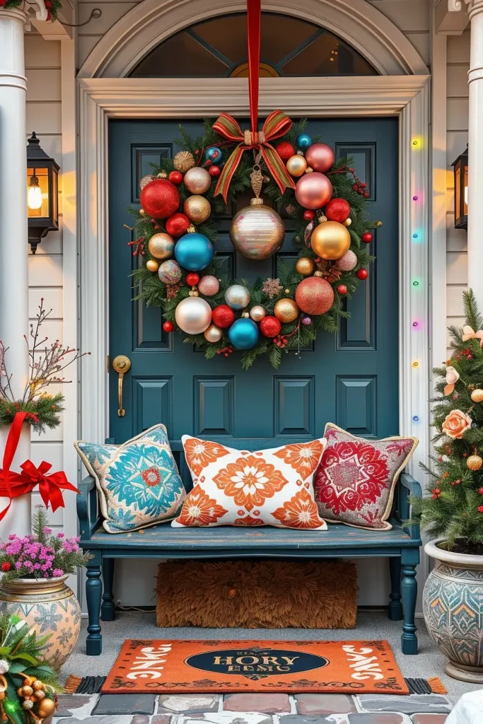 62 Christmas Wreaths for Front Door Ideas 2025 to Transform Your Holiday Decor