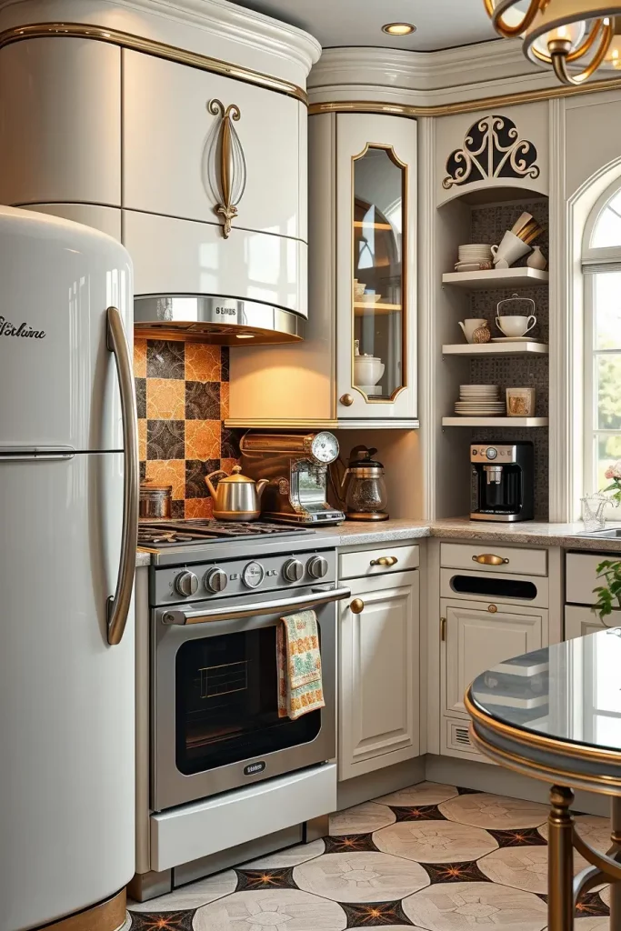 65 Art Deco Revival Kitchen Décor Ideas for a Glamorous Modern Home