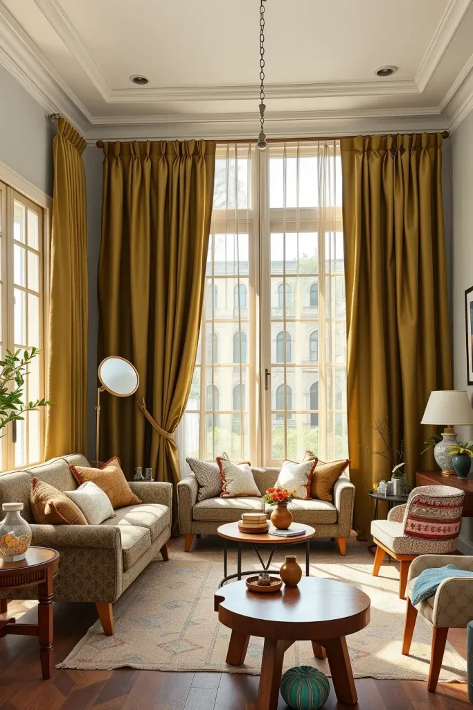 63 Eclectic Living Room Design with Natural Textures