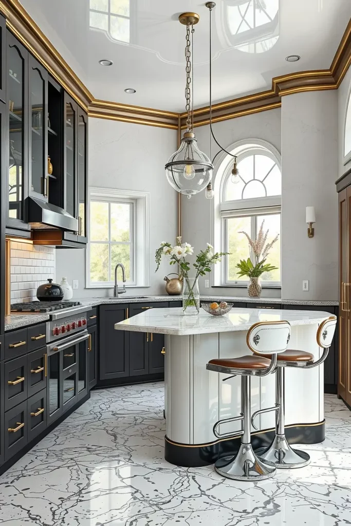 65 Art Deco Revival Kitchen Décor Ideas for a Glamorous Modern Home