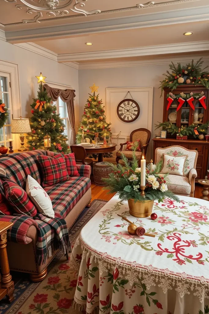 63 Vintage Christmas Decor Ideas 2025 to Bring Timeless Holiday Charm