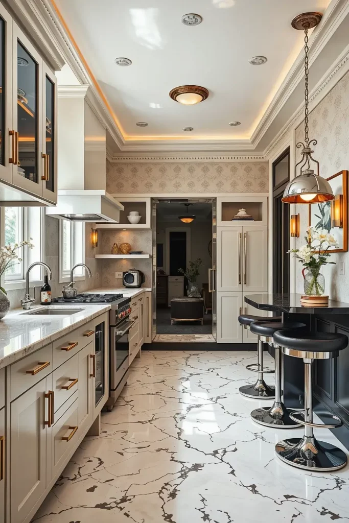 65 Art Deco Revival Kitchen Décor Ideas for a Glamorous Modern Home