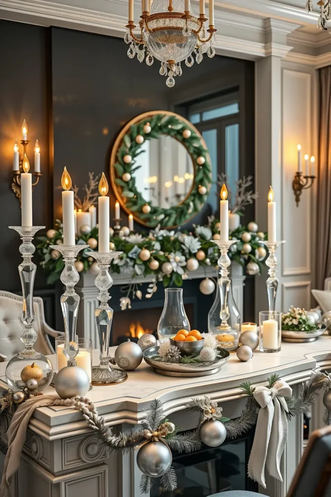 64 Christmas Mantle Decor Ideas 2025 to Style Your Fireplace Beautifully