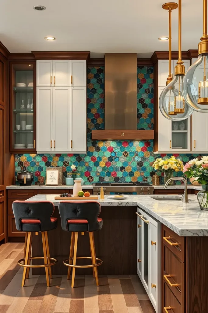 64 Statement Kitchen Tile Backsplashes That Transform Your Cooking Space