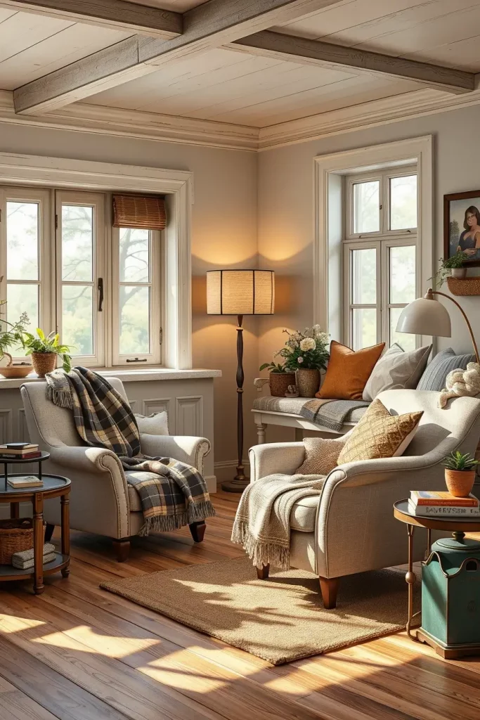 64 Rustic Farmhouse Living Room Ideas for a Cozy and Timeless Home