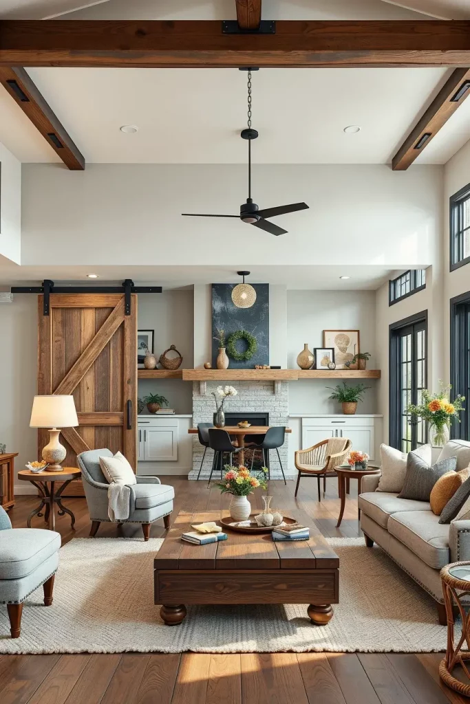 64 Modern Farmhouse Living Room Ideas for a Cozy and Stylish Home