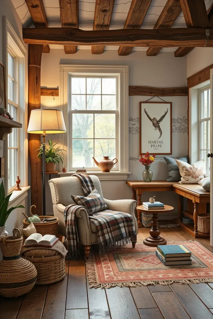 64 Rustic Farmhouse Living Room Ideas for a Cozy and Timeless Home