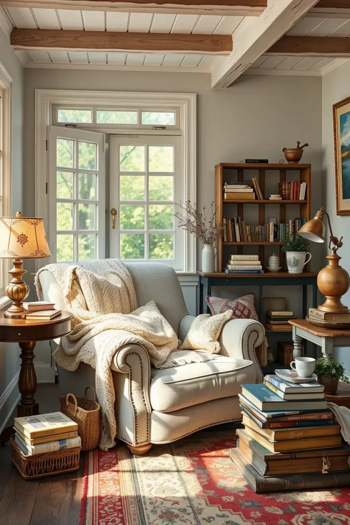 62 Eclectic Farmhouse Interior Design with Natural Textures and Rustic Charm