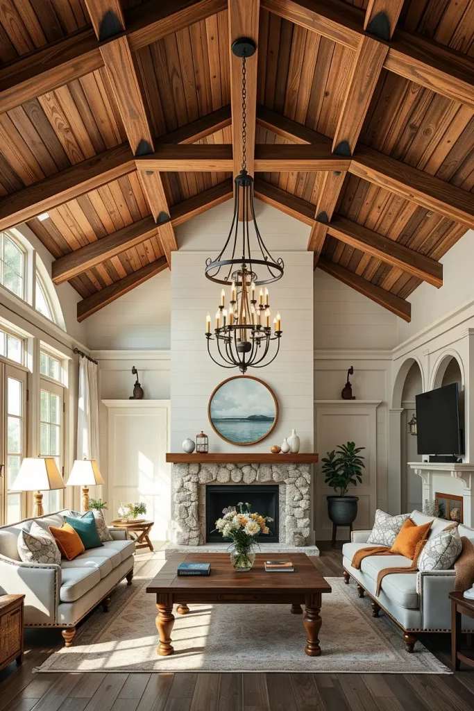 64 Modern Farmhouse Living Room Ideas for a Cozy and Stylish Home