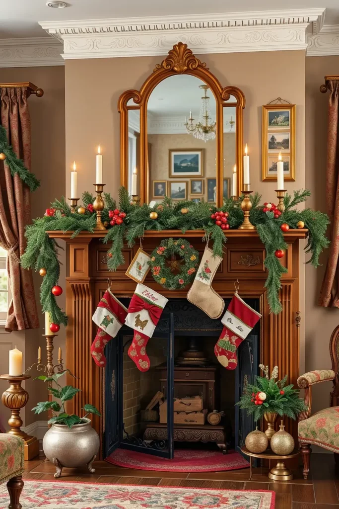63 Vintage Christmas Decor Ideas 2025 to Bring Timeless Holiday Charm